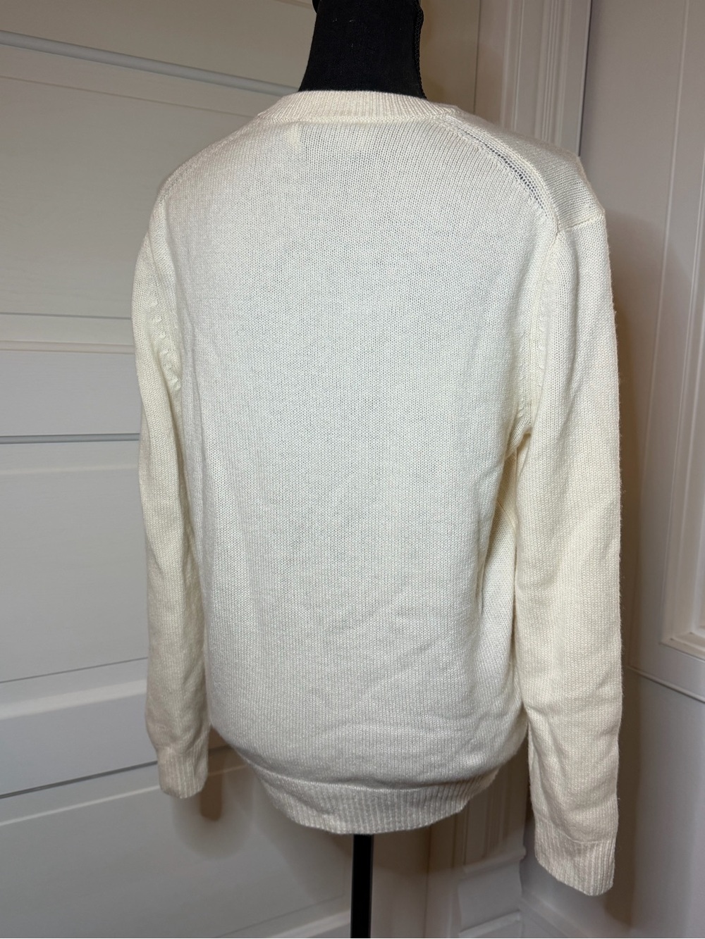 Coach Cream Crewneck Sweater with Green Dinosaur Motif - Picture 2 of 3